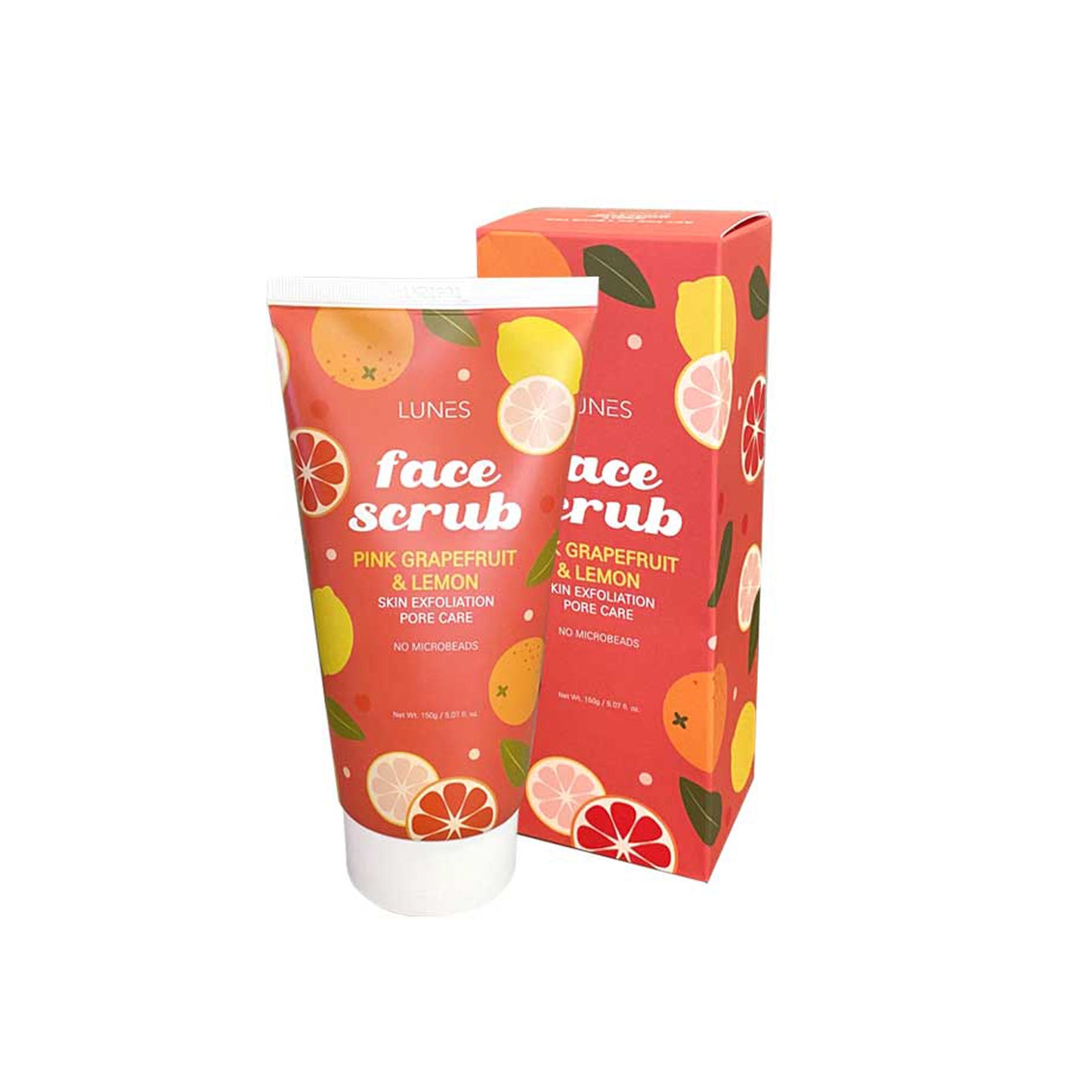 Lunes Pink Grapefruit & Lemon Face Scrub